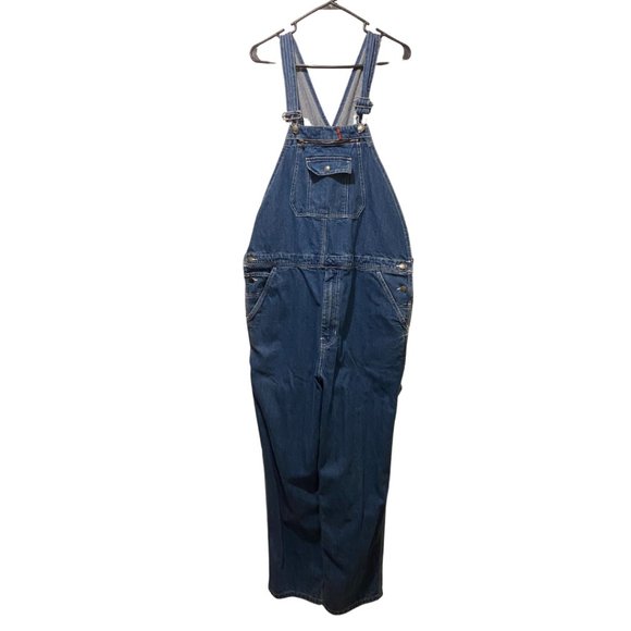 Crafstman Bib overalls jean jumpers carpenter sz 40 x 30 - Picture 1 of 8